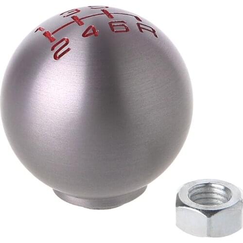 Aluminum 6 Speed Manual Shift Knob Gear M10x1.5 Thread for honda Civic Odyssey Accord
