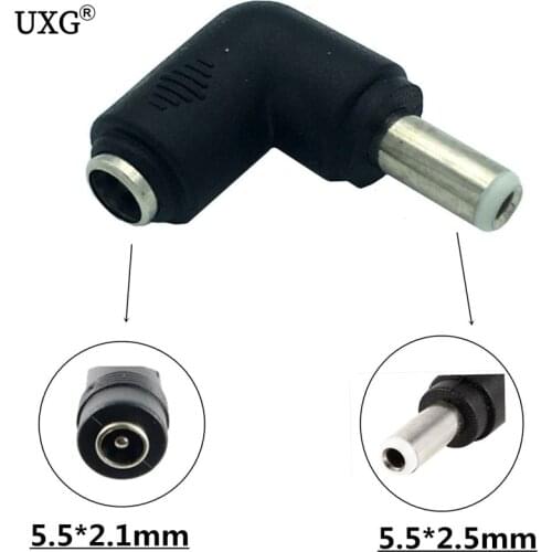 DC 2.1x5.5mm Female to 2.5x5.5mm Male DC Power Adapter Converter for CCTV Camera 5PCS