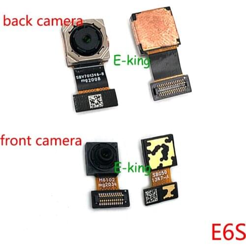 For Motorola Moto E6S E5 Play Go Front And Back Camera Module Flex Cable Camera Replacement Repair Parts