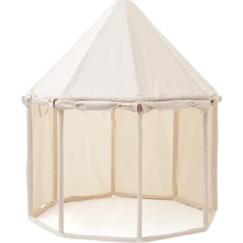 Ins wind childrens tent yurt canvas game house baby indoor big house toy house cotton canvas