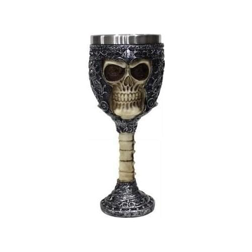Skull and crossbones Themed Goblet Cup Mug Decorative Home Office Gift