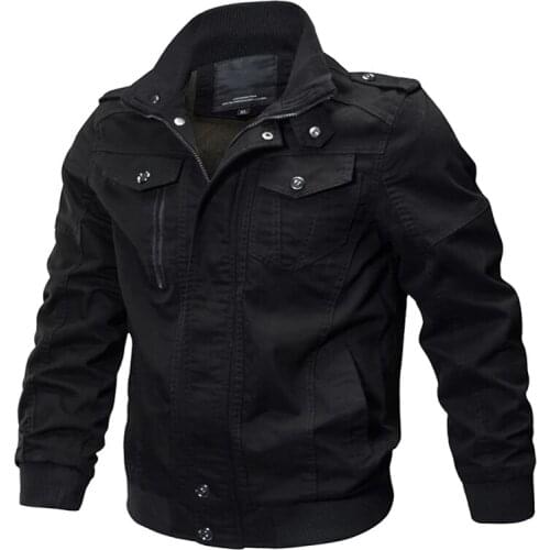 Military Bomber Jacket Men Casual Cotton Mens Jackets & Coats Army Mens Slim Fit Pilot Jackets Casacas Para Hombre Size M-6XL