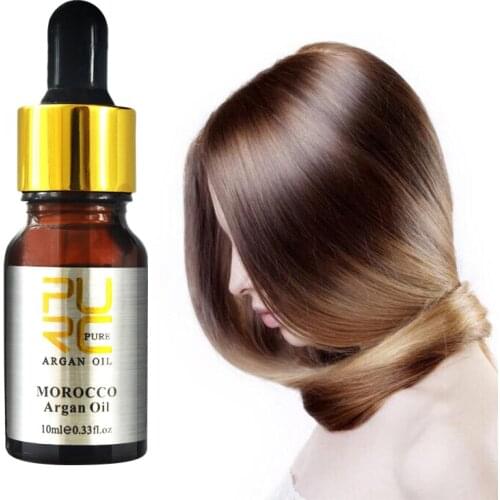 Moroccan Pure Argan Essential Oil For Hair Care 10ml Hair Oil Treatment For All Hair Types Hair Scalp Treatment Hair Care Oil