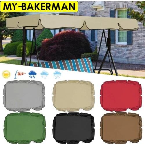 Multi-Color Outdoor Swing Chair Awning Garden Waterproof Swing Canopy Roof Cover Outdoor Swing Chair Hammock Canopy Roof