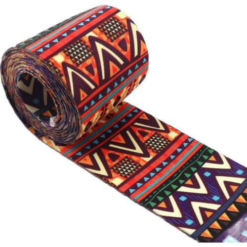 50mm Colorful Webbing Polyester Cotton Making Strap For Dog Pet Collar Bag Tape Clothes Belt Canvas Ribbon DIY Accessories