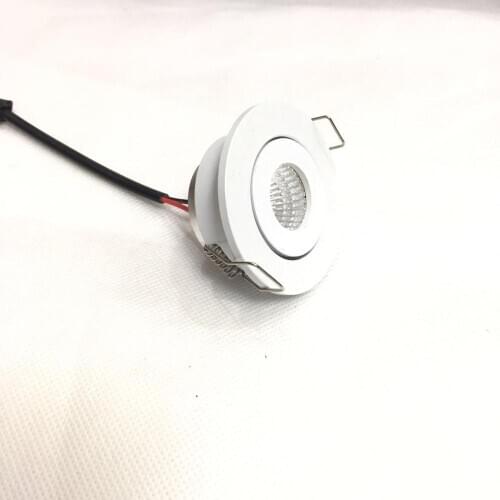 12pcs/lot 3.5w cabinet light LED Mini Einbauleuchte Rund verstellbarer Spot Deckenlampe 220 V LED-Schrankleuchte