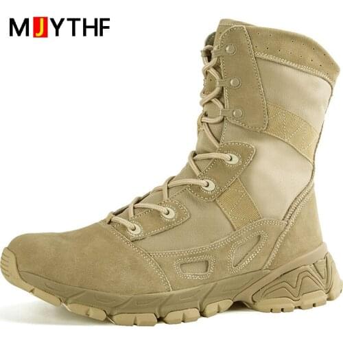 Outdoor Desert Boots Hiking Boot Army Shoes Tactical Boots Winter Shoes High Top Men Shoes Military Boots Тактическая Обувь Кожа