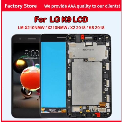5.0'' For LG K9 2018 LM-X210NMW X210NMW X2 2018 LCD Display With Touch Screen Assembly For LG K9 Replacement Parts