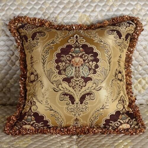Gold Pendant cushions Luxury car pillow Decorative cushion, silver European cushion cover office
