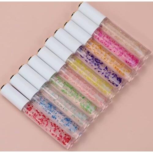 10 color small petal moisturizing lip glaze makeup wholesale private label customization