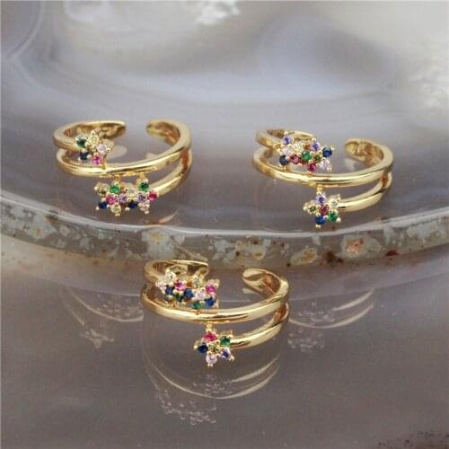 10pcs/lot Fashion colorful cz ring, love theme cubic zircon jewelry,new design women’s love rings wholesale