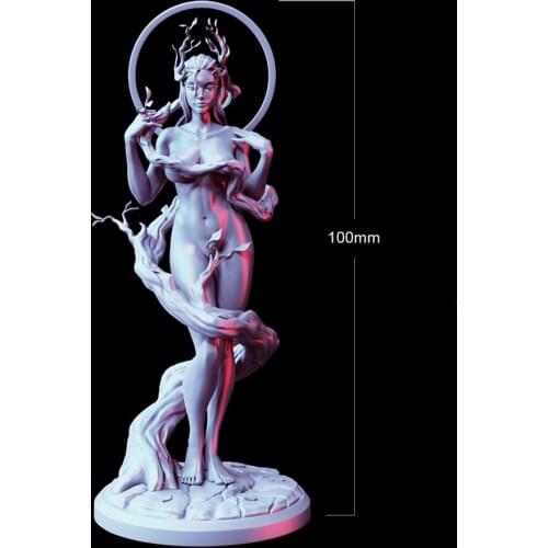 100mm 10cm Resin Model Kits Figure Jungle Queen Unpainted No Color RW-249