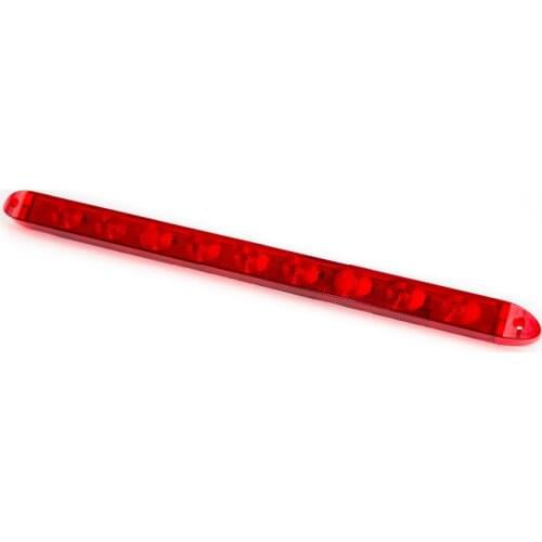 1X 17" Red LED SEALED Stop light Tail 12V brake lamp Bar Truck Trailer Lorry Bus Brake Identfication Lights SAE & ECE