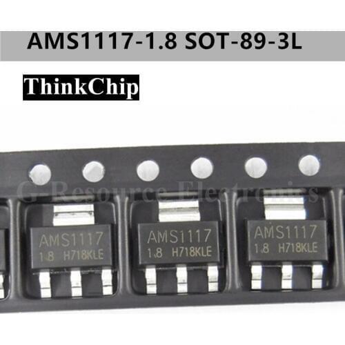 20 pcs) AMS1117 SOT-89 AMS1117-1.2,-1.5,-1.8,-2.5,-3.3,-5.0 series Voltage regulator