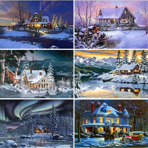 5D Diamond Painting Santa Claus Full Drill Round Rhinestone Diamond Embroidery DIY Mosaic Cross Stitch Christmas Decor Wall Gift