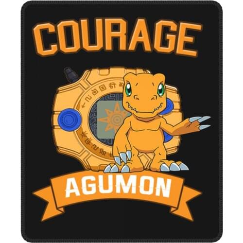 Agumon Gaming Mouse Pad Digimon Nostalgic Anime Waterproof MousePad Natural Rubber Computer Keyboard Desk Pad