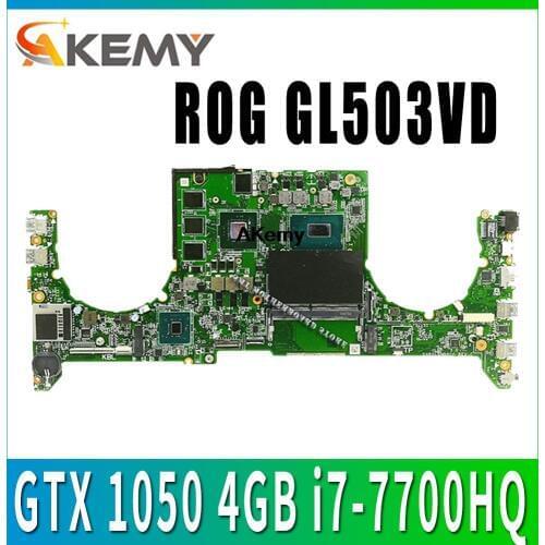DABKLAMB8B0 Motherboard for ASUS GL503VD GL503V laptop Motherboard Mainboard GTX 1050 4GB i7-7700HQ