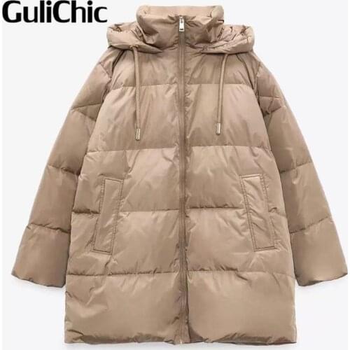 Женские парки с капюшоном GuliChic China At AliExpress