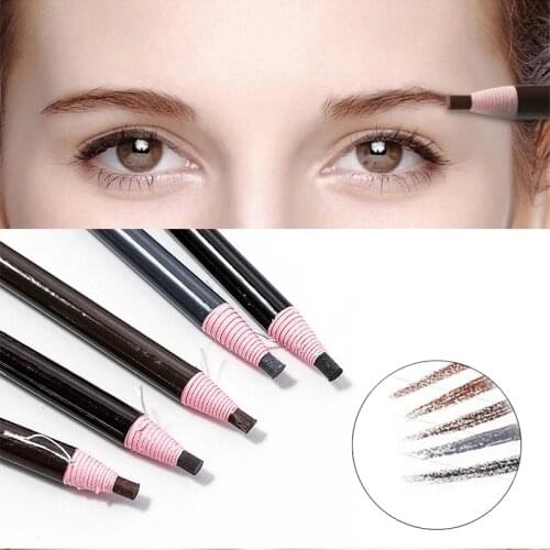 Eyebrow Pencil Tattoo Pen Brow Enhancer Brow Tint Natural Long-Lasting Waterproof Easy Wear Women Beauty Eye Makeup Cosmetics