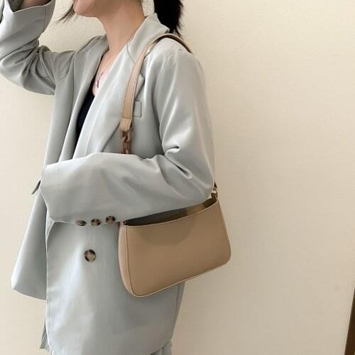 Fashion Evening Clutch Solid PU Leather Casual Handbag Shoulder Bag Shopping Totes Top-handle Female Shopping Purses