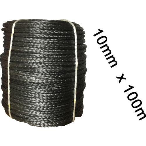 10mm x 100m UHMWPE rope winch line plasma cable for auto spare part