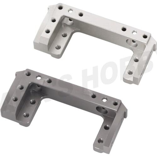 Aluminum Alloy Servo Relocation Front Bumper Mount for 1/10 RC Crawler Car Axial SCX10 II 90046 90047
