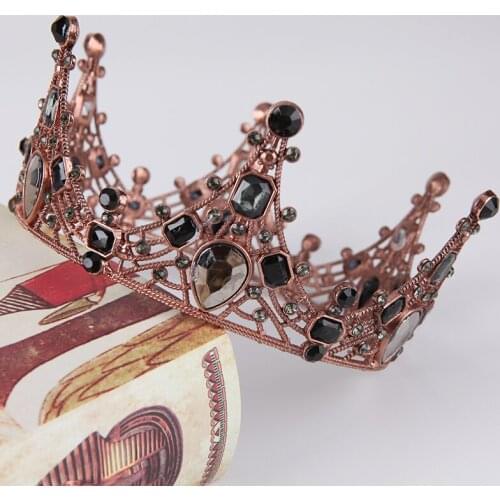 ROSE LIFE Baroque Headbands Crystal Tiaras Crowns Bride diadema Headpieces Wedding Party Hair accessories Jewelry for Women