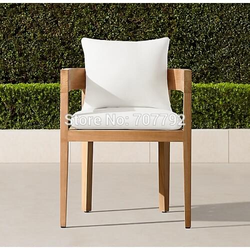 Outdoor furniture wooden furniture natural teak arm chair