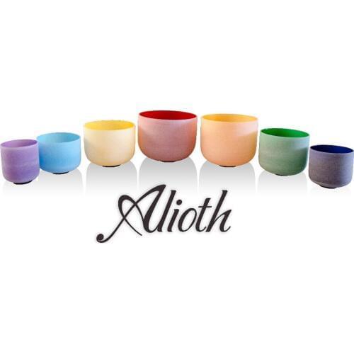 All 10" 7pcs Colored Crystal Singing Bowls Set for Chakra Balancing/Yoga/Sound Healing/Meditation(432Hz/Perfect Pitch avilable)