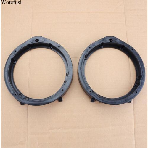 Wotefusi Car Stereo 5.1" Speaker Mounting Black Spacer Extender Rings For Honda [QPA434]