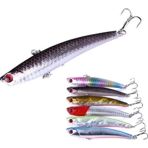 1 PC 9.5 cm/26g Tough Fishing Lure VIB Rattlin Hook Fishing Sinking Vibration Rattlin Hooktion Bait Pencils Fishing Gear
