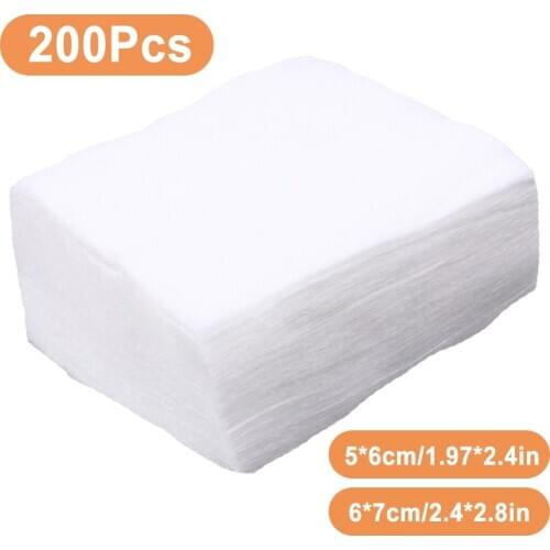 200Pcs Tactical Gun Cleaning Cotton Military Airsoft Shotgun Clean Patch Portable Pistol Rifle Clean Cloth Hunting Gun Accessory