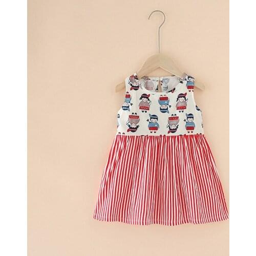 2021 Baby Dress Girls Clothing SummerNew Children Female Cotton A-Line Dress Kids Clothes Floral Princess Tutu Dresses 0-5Y
