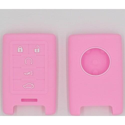 5 Buttons Car-Styling Silicone Remote Key Fob Case Cover Proctetor Skin For Buick GMC Chevrolet Cadillac Pontiac Saturn