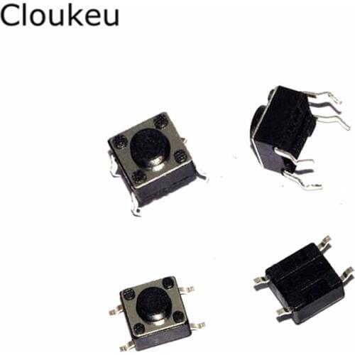 50Pcs 4.5*4.5*8.5MM Touch switch 4 feet 4.5x4.5x8.5 Micro Button switch