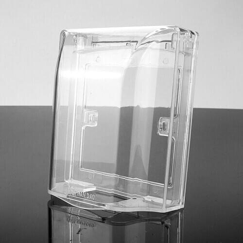 86 Type Wall Socket Waterproof Box Transparent Anti-leakage Protection Switch Cover of Socket Bathroom Kitchen Accessory