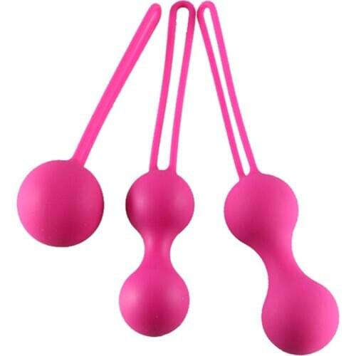Safe Silicone Smart Ball Vibrator Kegel Vaginal Geisha Ben Wa Ball Vagina Tighten Exercise Machine Sex Toy for Women Adults