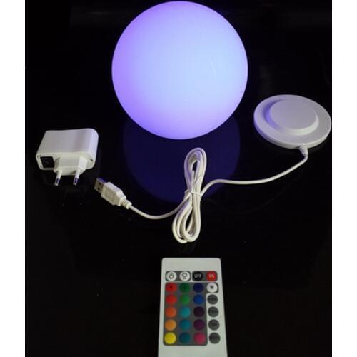 D15cm RGBW LED Glowing Globle Ball Round Light 16 Color Changing Waterproof IP65 SK-LF01 Promotion Sample Only Dropshipping 1pc