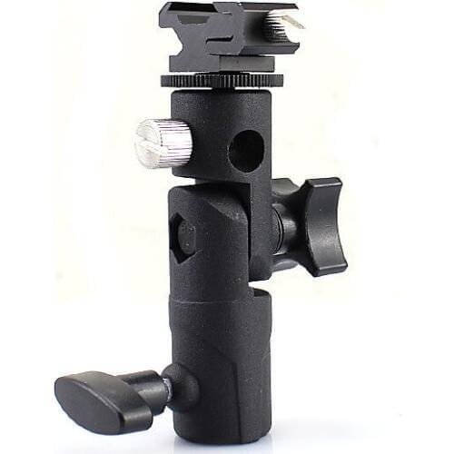 Camera E Type Flash Shoe Umbrella Holder Mount Light Stand Bracket Swivel