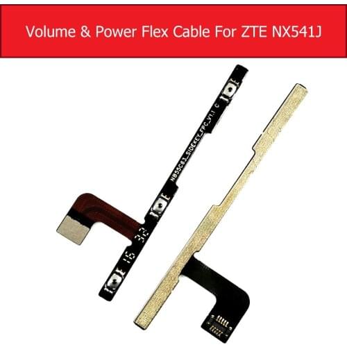 On Off Power & Volume Button Flex Cable For ZTE Nubia N1 NX541J Volume & Power Side key Button Switch Flex Ribbon Replacement