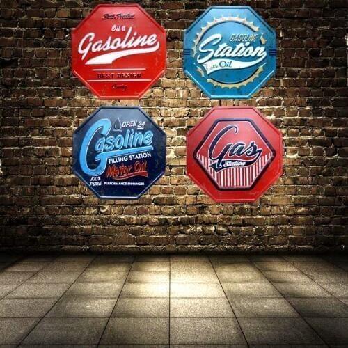 Metal Irregular Signs Vintage Advertising board Wall Pub Coffee Home Art Decor 32CM U-3