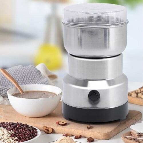 Multifunction Smash Machine Electric Cereals Grain Coffee Bean Grinding Mill Spice Kitchen for Daily Use Accessoreis EU Plug