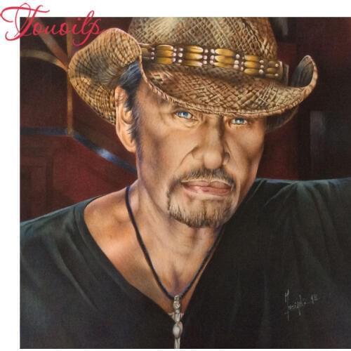 3d diy diamond embroidery painting johnny hallyday rhinestones picture needlework diamond mosaic paint on canvas handwork