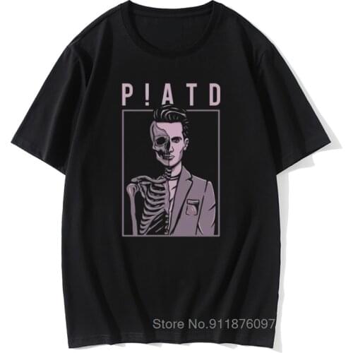 Panic! At The Disco PATD Death of The Bachelor Black Unisex Men/Woman T Shirt Aesthetic Costume Camisetas Hombre Vintage T Shirt