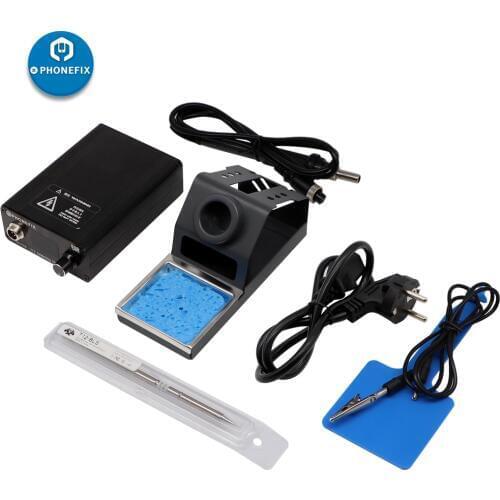 PHONEFIX T12 Constant Temperature Lead-Free Soldering Station electronic welding iron 75W Digital Soldering Iron welding Tool