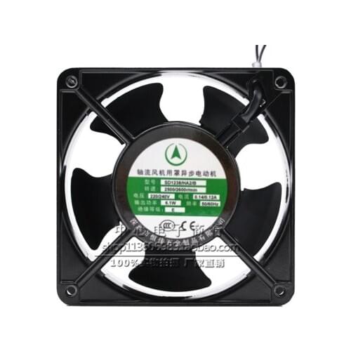 Genuine SD1238/HA2/B axial fan 220V cabinet 12038 12CM cooling fan SD1238/HAB suitable for radiator accessories