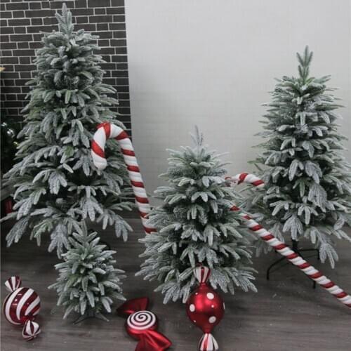 Christmas snow tree decoration scene layout Christmas tree 45CM-150CM falling snow PE planting tree Christmas layout set