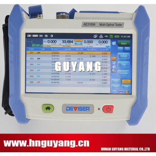 Deviser AE3100C SM OTDR 1310/1550nm 34/32db,support VFL,power meter,light source,fiberpass