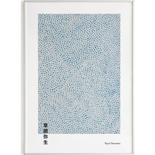 Yayoi Kusama - Infinity Nets - Light Blue - High Quality Printable Exhibiton Poster - Japanese Art