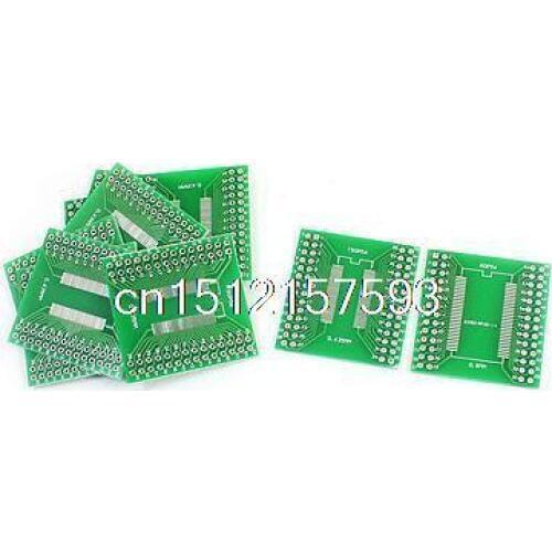 10Pcs 0.635mm 0.8mm SSOP56 TSSOP56 to 2.54mm DIP56 SMD IC PCB Adapter Socket
